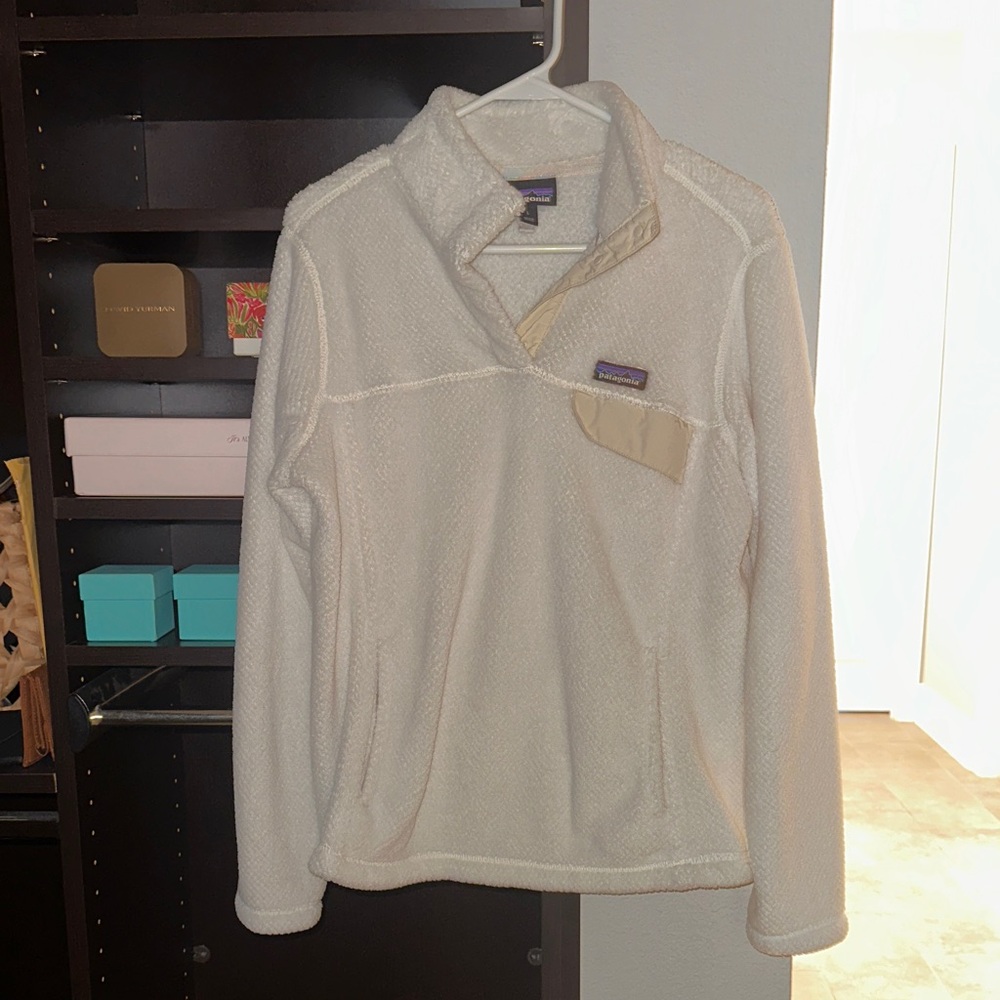 Patagonia Cream Fleece Jacket